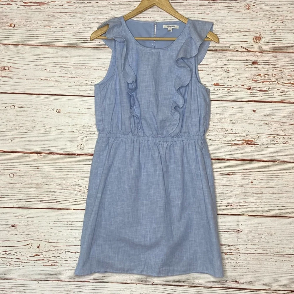 Madewell Bellflower Ruffle Dress Sz 6